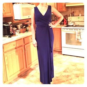 Full length Navy Dress